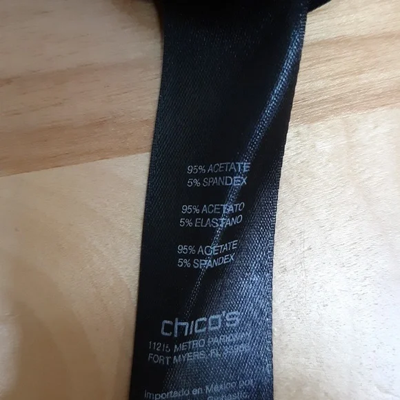 Chico's Travelers Black Pants - Picture 7 of 8